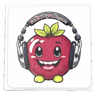 Red Berry Sticker (square)