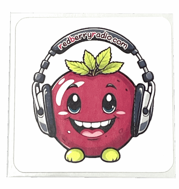 Red Berry Sticker (square)