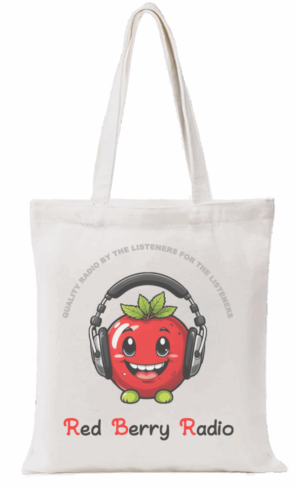 Red Berry Radio Tote Bag